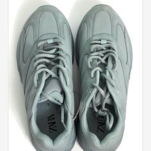 Zara Light Gray Athletic Shoes